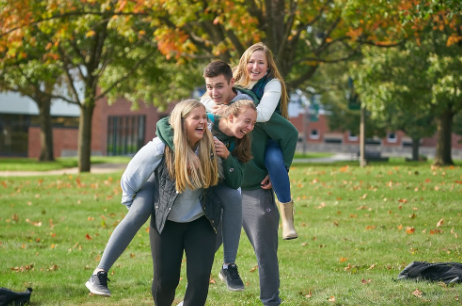 Students in the Fall