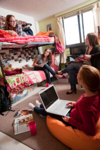 Students in Residence Hall